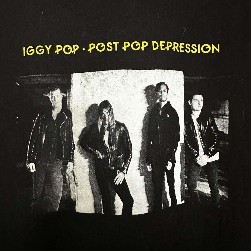 Iggy Pop Concert Tour T-shirt